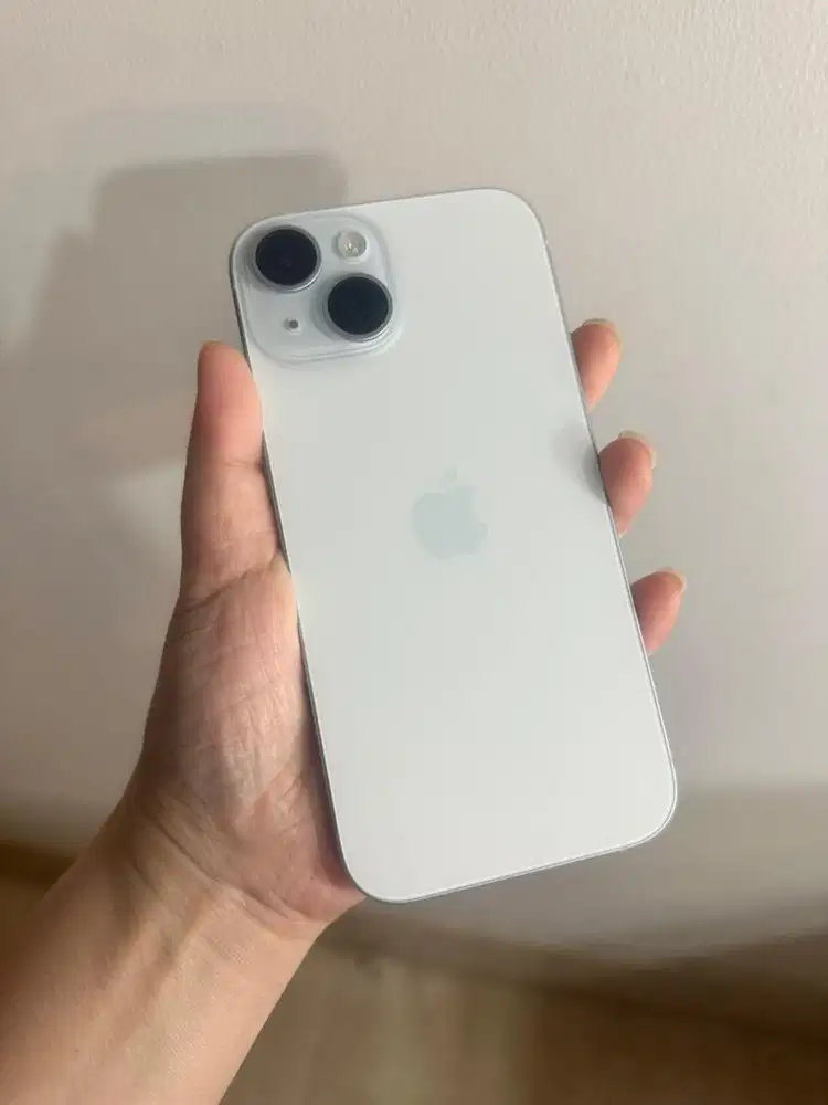 Iphone 15 128GB biru ex ibox lengkap mulus siap pakai