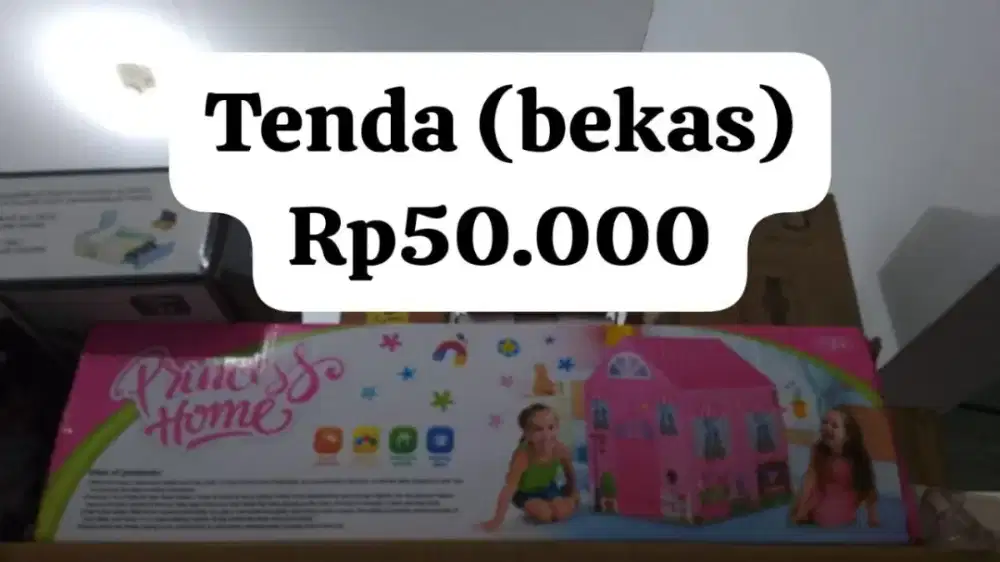 Tenda Rumah Pink