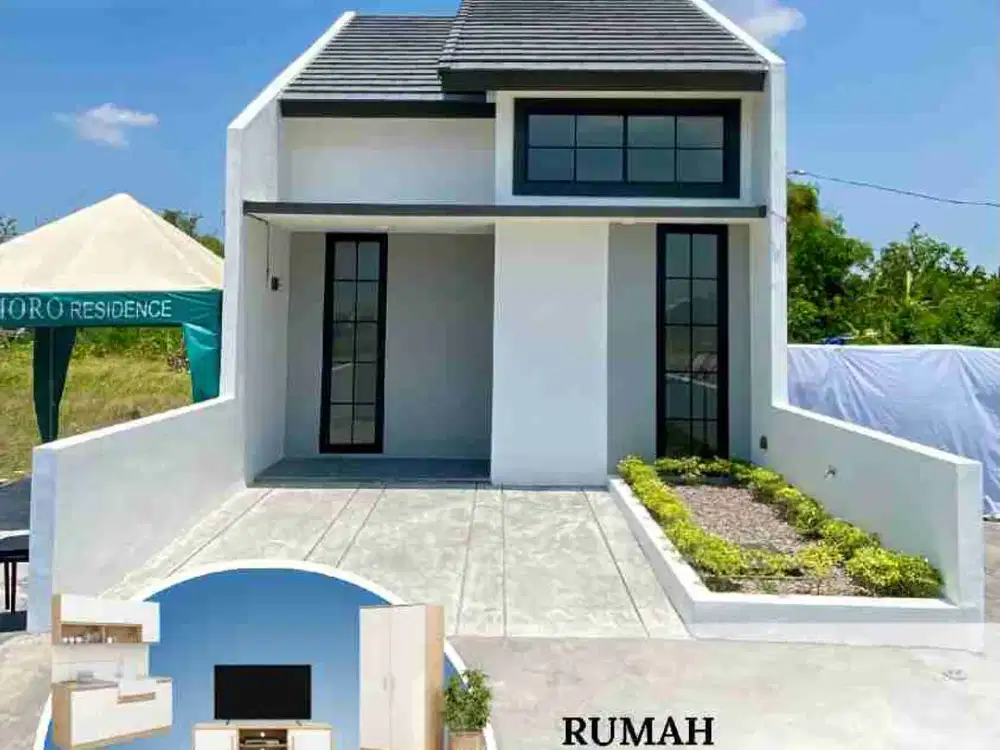 Rumah Rp 300 jtan dengan 3 Kamar tidur, strategis dekat pintu tol belahanrejo, Akses Mudah Kemana mana