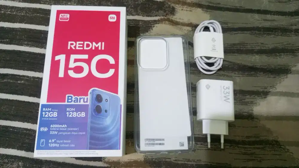 REDMI 15C RAM 12GB MEMORY 128GB