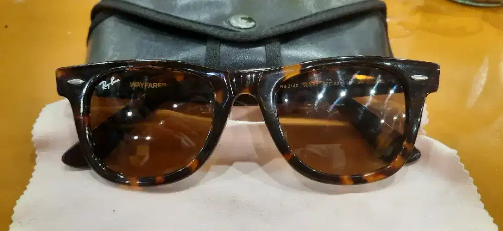 Kacamata rayban RB2410 wayfarer turtoise