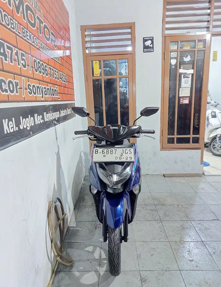 YAMAHA MIO GEAR 125 FI LED TAHUN 2024 ISTIMEWA BIRU HITAM