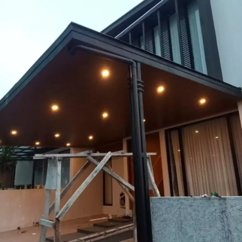 Kanopi terpasang rapih