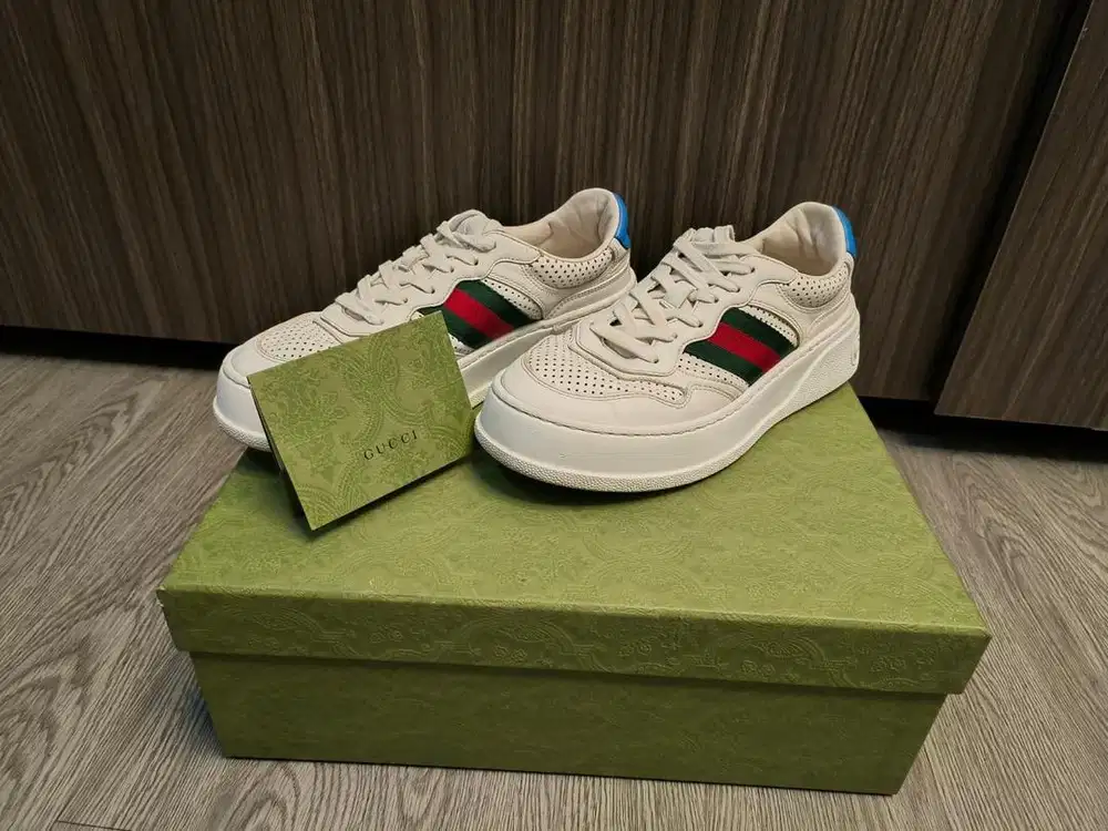 Gucci Ace Sneakers Red Green Stripe