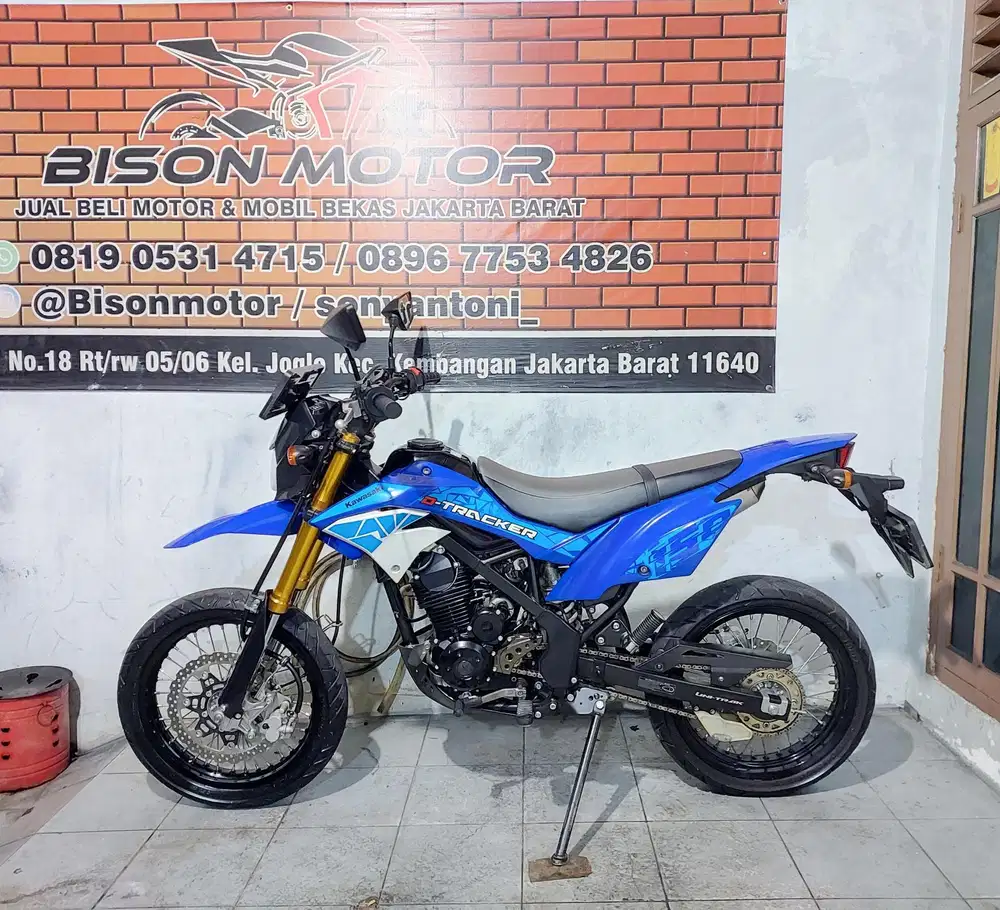 KAWASAKI DTRACKER KLX SE USD 150 TAHUN 2020 ISTIMEWA WARNA BIRU