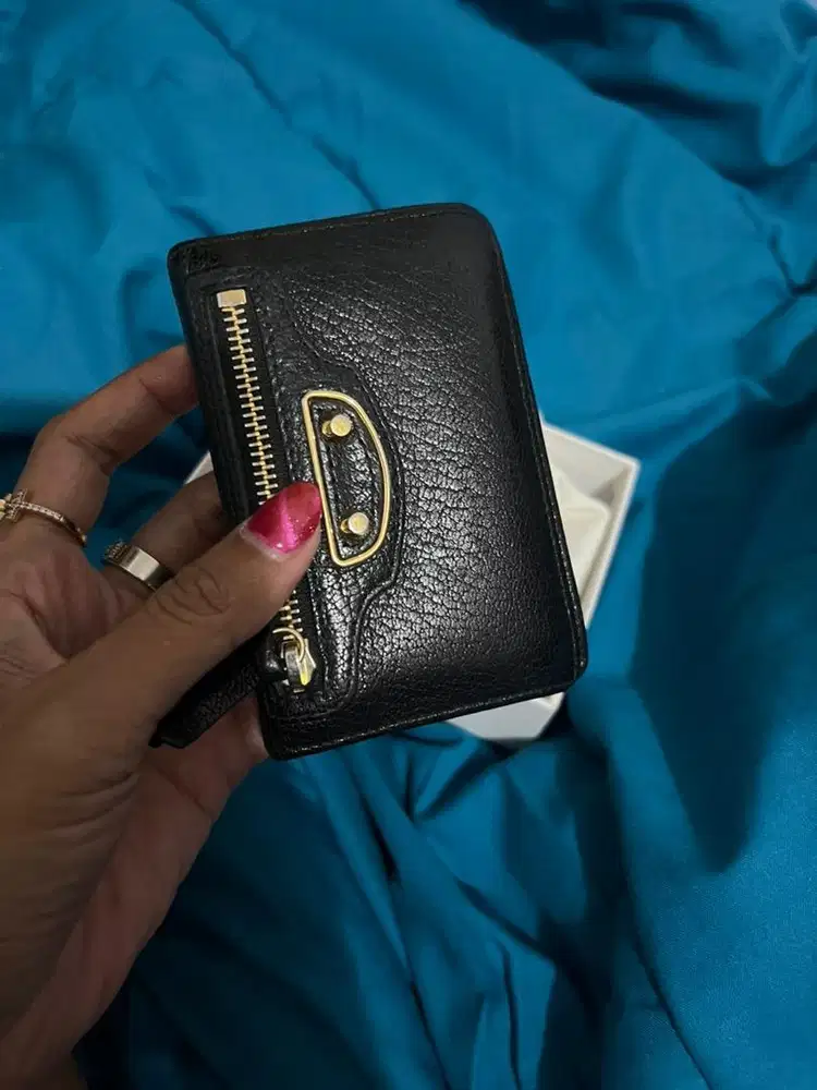 Balenciaga Bifold Card holder black edge