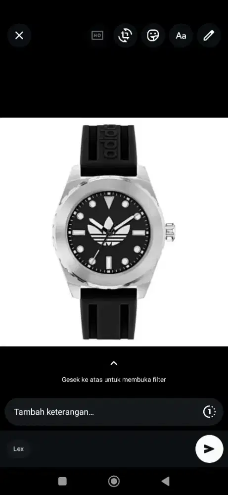 Jual jam tangan Adidas original bisa nego Masi mulus