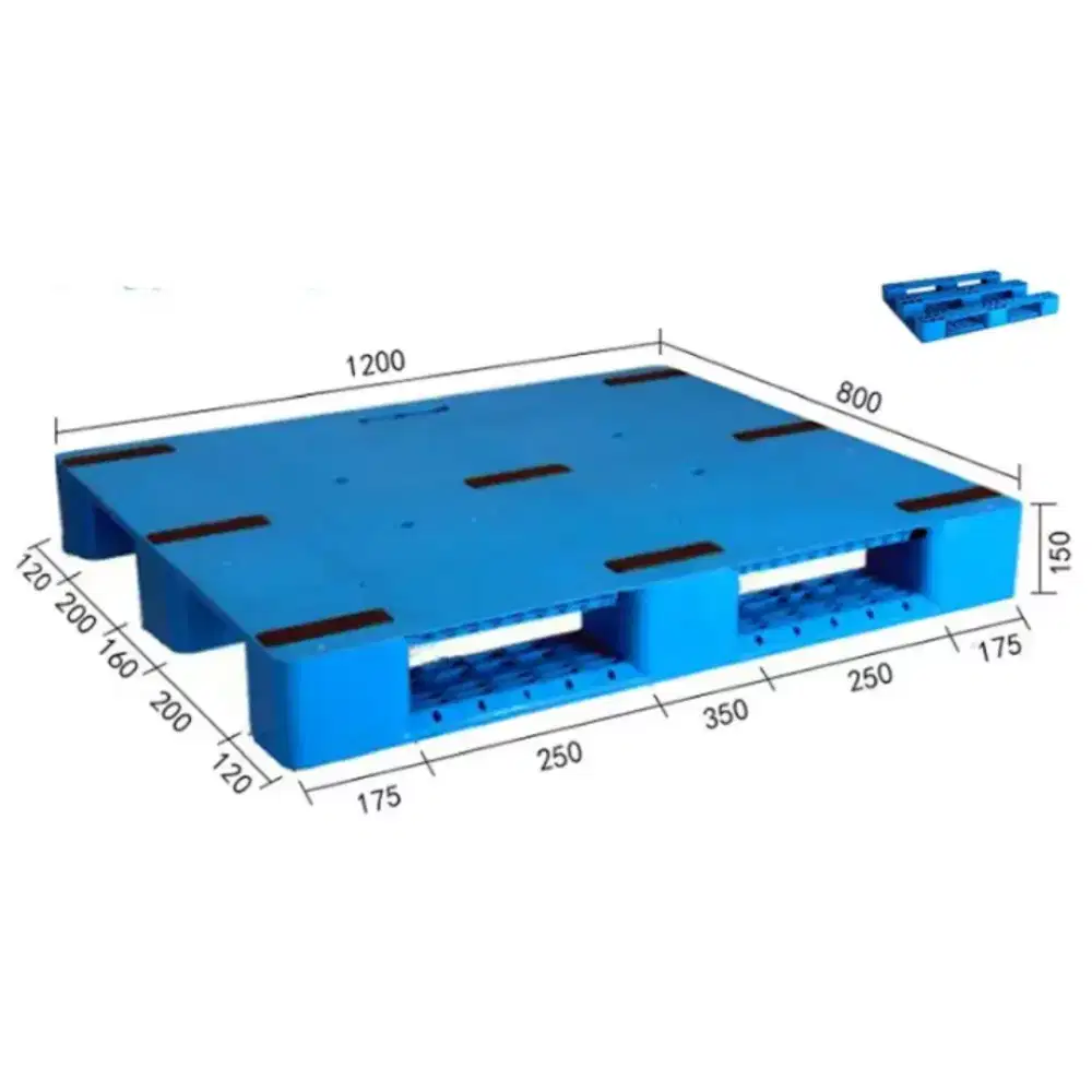 Palet plastik 120x80x15cm // pallet plastic flat