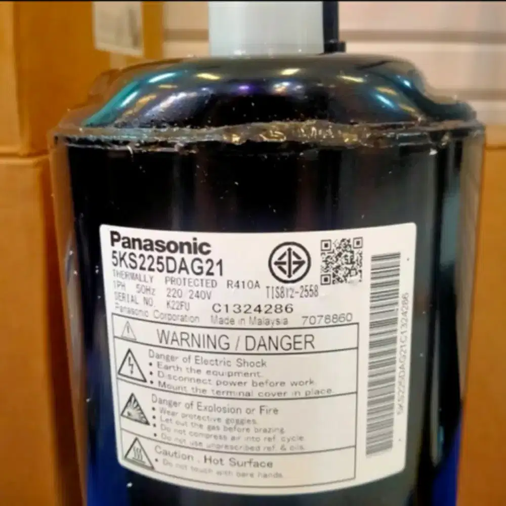 KOMPRESOR AC PANASONIC 5KS225DA621(2,5PK R410 1PHASE)