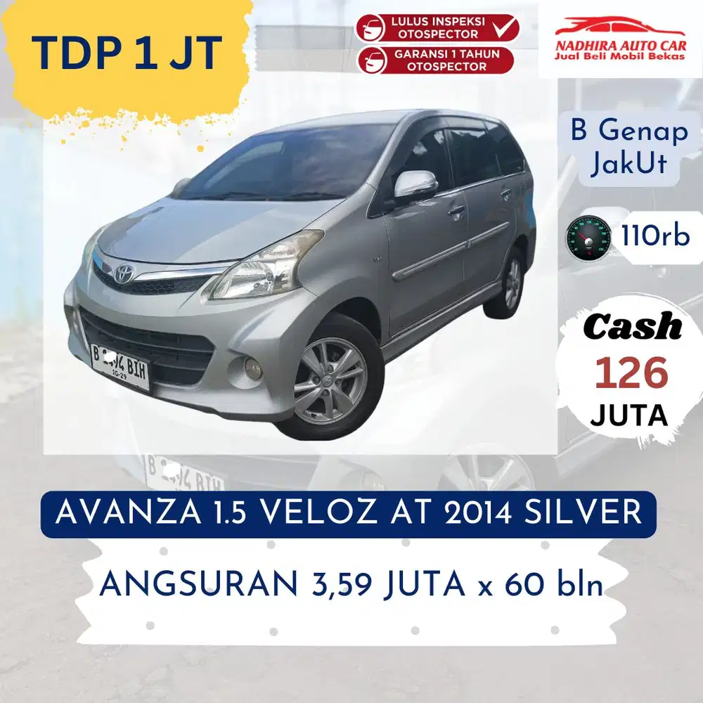 Toyota Avanza 2014 Bensin
