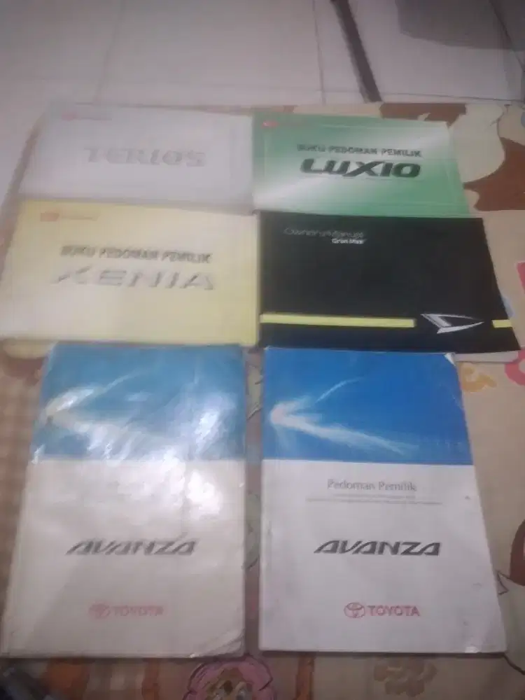 Buku pedoman pemilik Mobil Luxio Gran max  Xenia Avanza