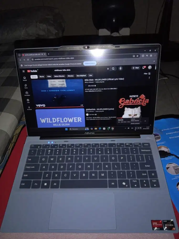 Advan workmate Ryzen 5-3500U 8/512GB LIKE NEW GARANSI 1Tahun