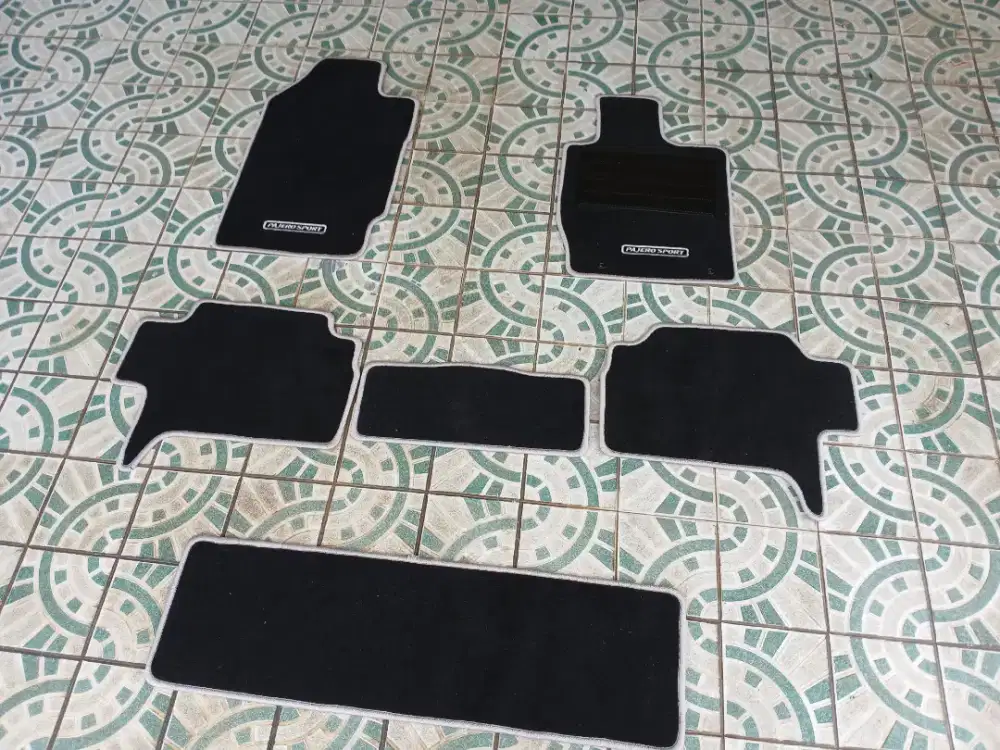 Karpet bludru original pajero sport 2009 up