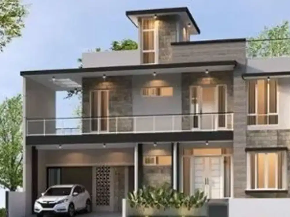RUMAH VILLA MODERN 2 LANTAI LUAS ATAS WISATA BNS