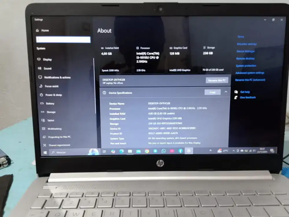 Jual Laptop merk Hp CF2517TU