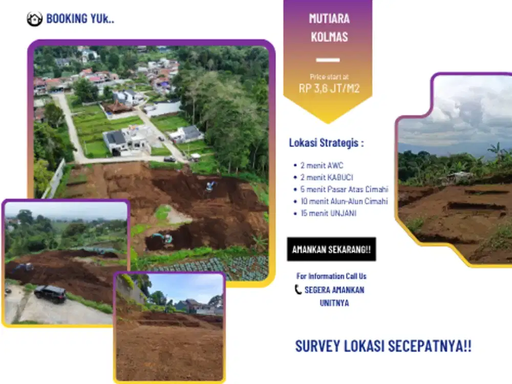 Hanya Sisa 2 Unit di Blok Sunrise! Kavling Mutiara Kolmas SHM, Datang Pagi Ini, Langsung Pilih