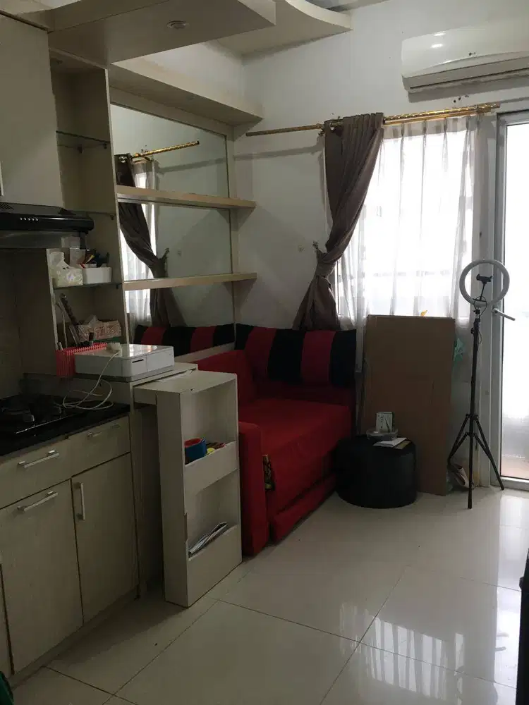 Dijual Apt Green Pramuka City 2 BR tower Mall Full Furnished