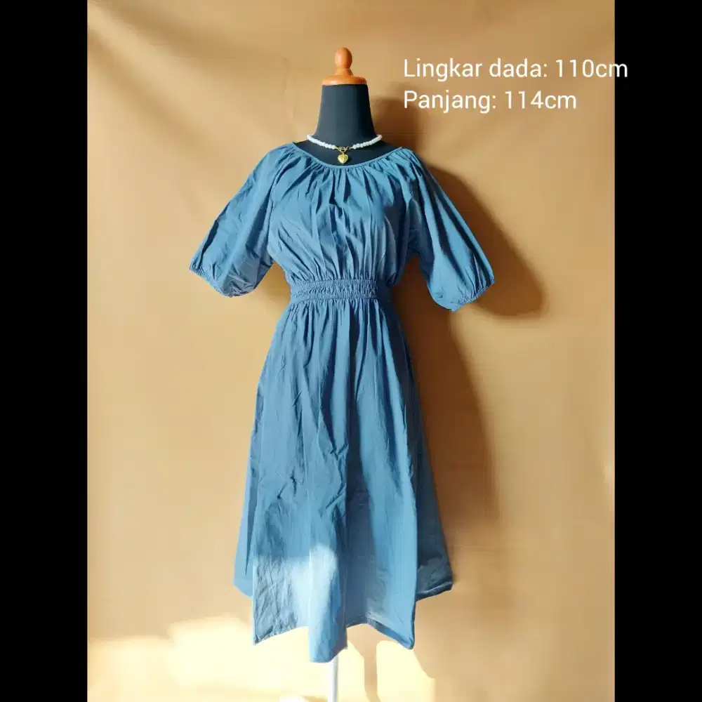 MIDI DRESS BLUE IMPORT