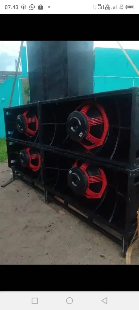 Box nmax 18 inch + speaker PD carbon