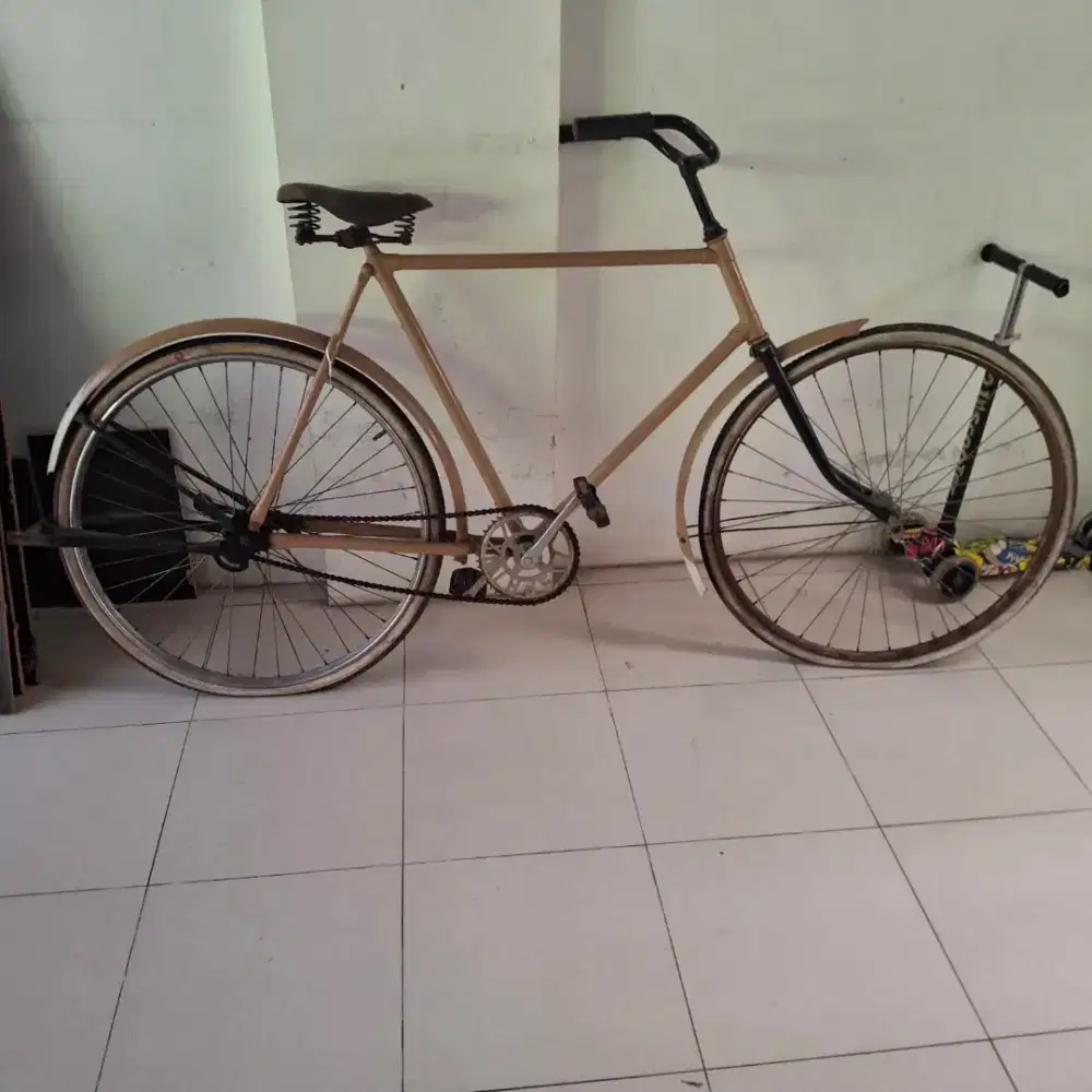 Sepeda ontel antik, merk fongers, mulus