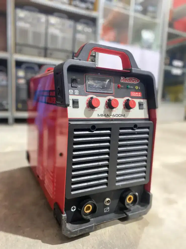MESIN LAS BEKAS MMA 400A REDBO BEKAS LISTRIK INVERTER SECOND 3 PHASE