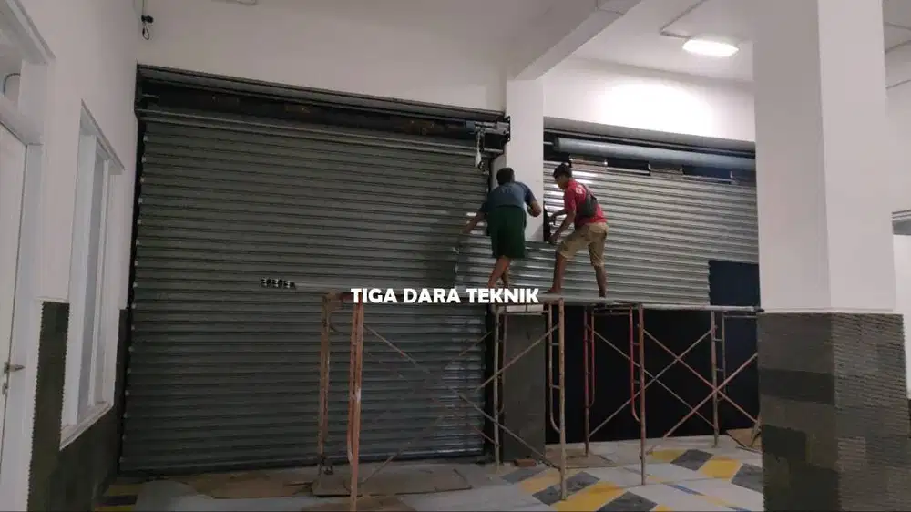Rolling Door industri / Rolling shutter otomatis, heavy duty