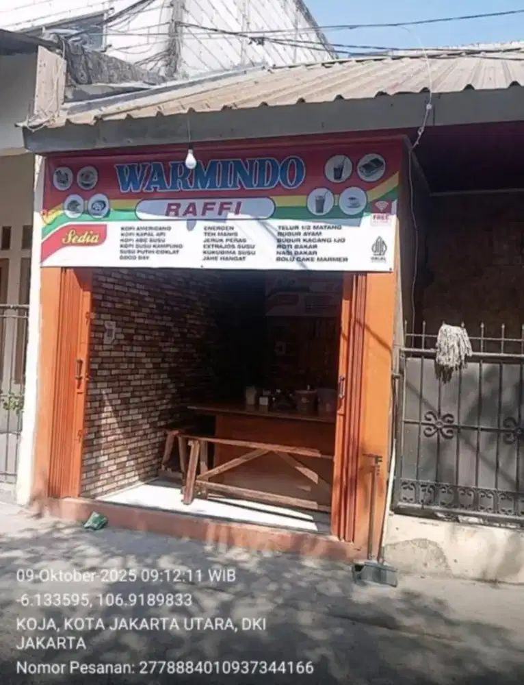 Di sewakan WARKOP  plus isi lokasi ramai