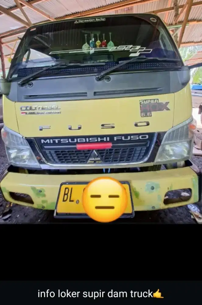 info loker supir dam truck