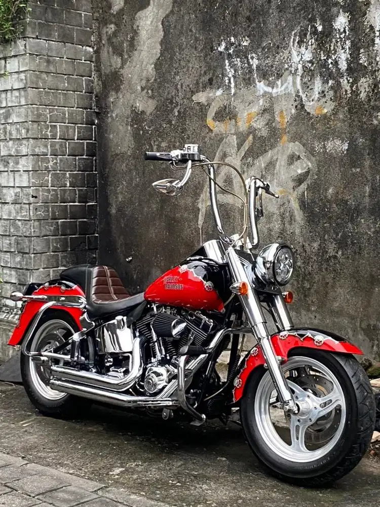 Harley Fatboy FP Skull Limited Edition karburator Langka