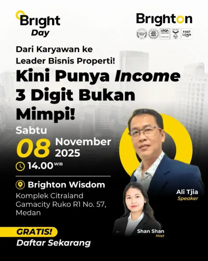 Lowongan mitra bisnis ( Agen properti )