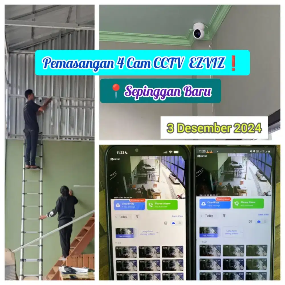 PAKET LENGKAP CCTV WIFI TERBARU