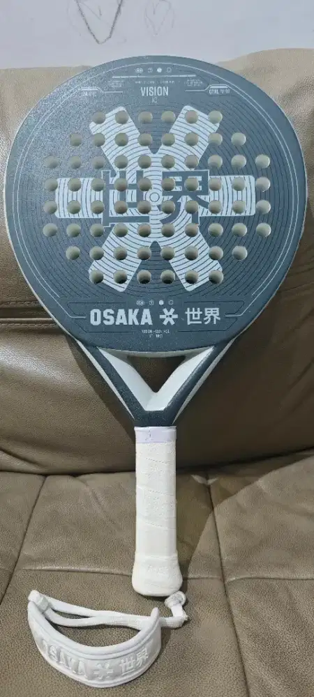 Raket Padel OSAKA Vision CTRL Made in Belgium Japan Carbob