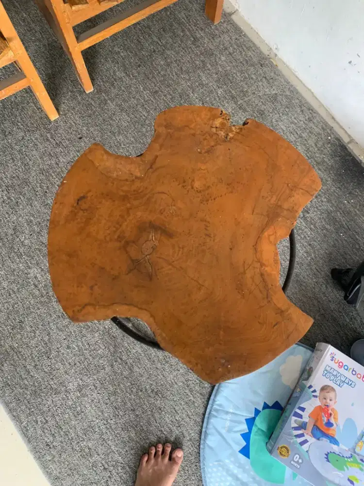 JUAL MEJA KAYU & DUDUKAN BESI