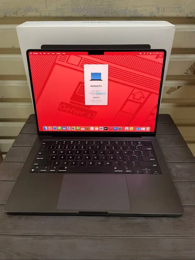MacBook Pro 14-inci 2024 M4 PRO 24gb 512gb iBox ID/A Aktif Fullset Ori