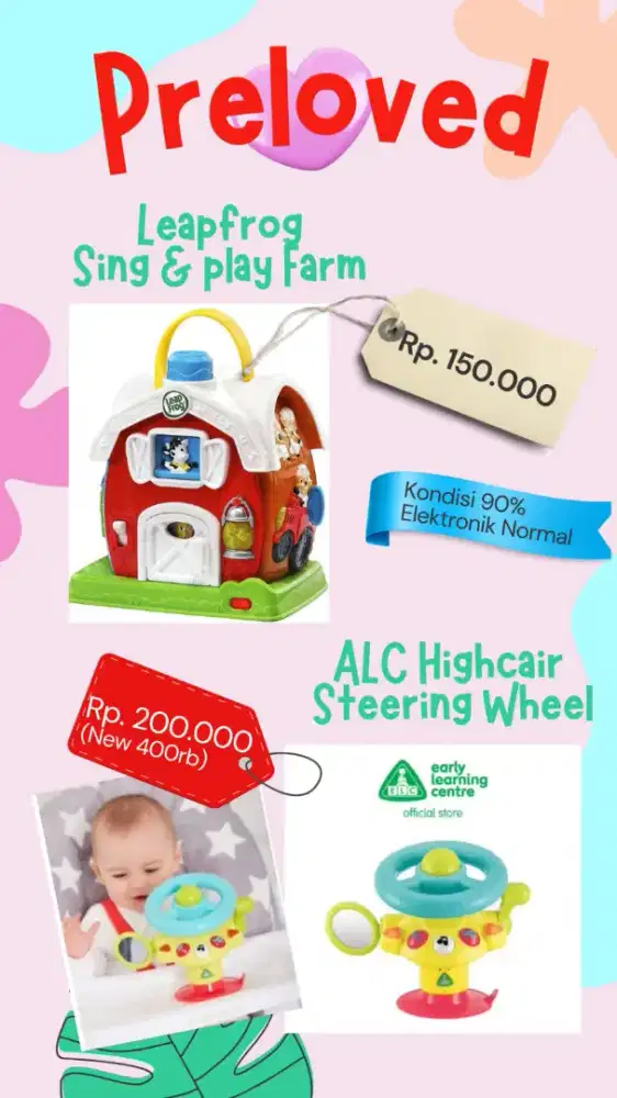 Preloved ELC kondisi 85%