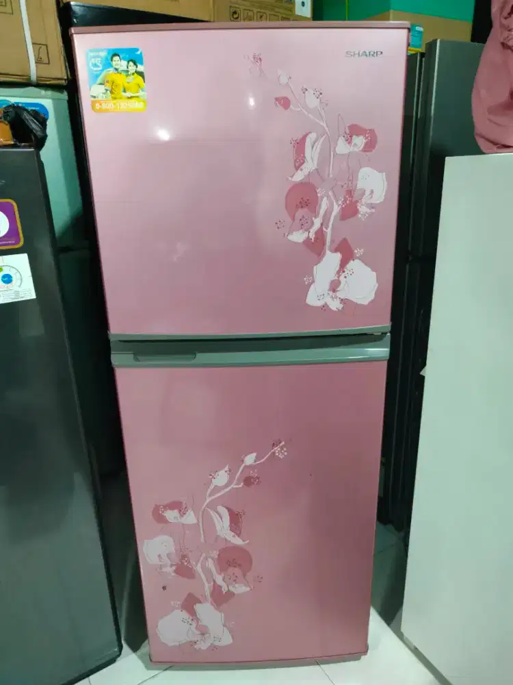 Kulkas Sharp 2pintu normal masih orisinil
