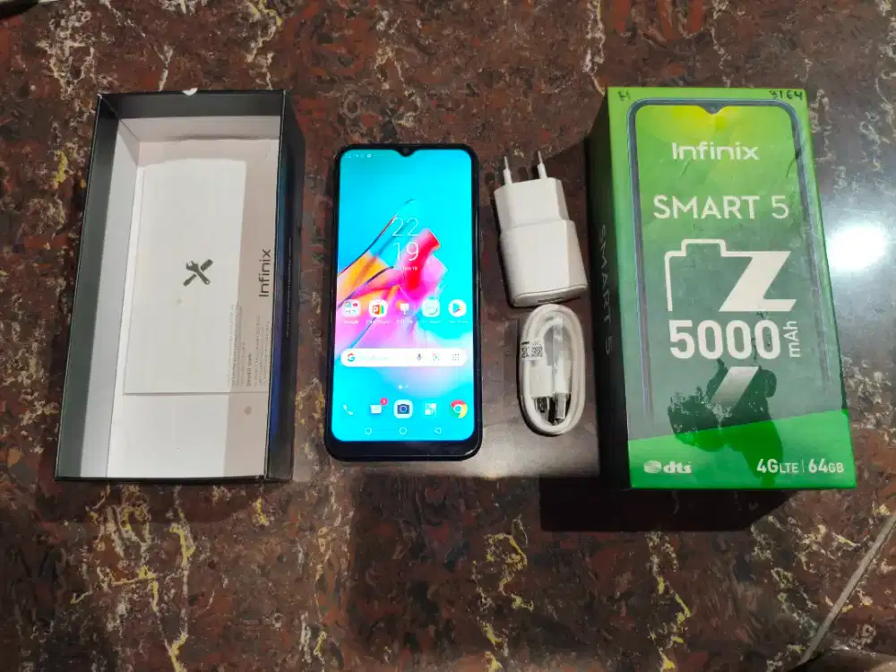 Infinix smart 5 3/64 fullset
