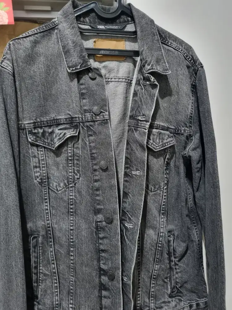 jaket denim zara