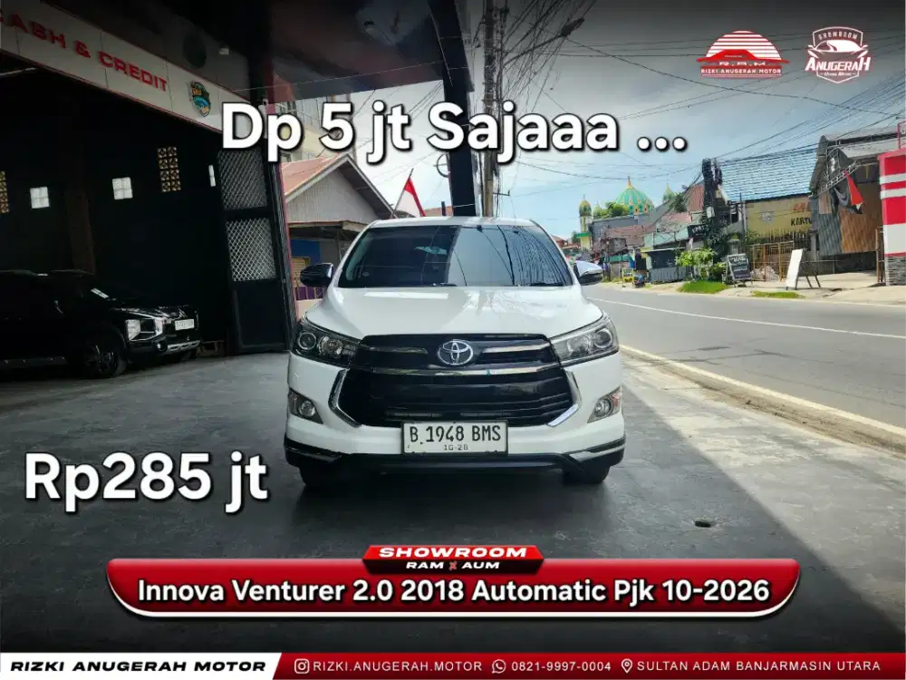 Dp 5jt Innova Venturer 2.0 AT 2018 Pjk 10-2026