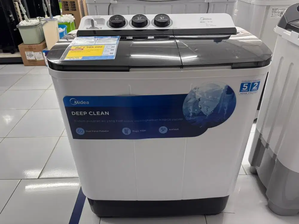 MESIN CUCI MIDEA 7 KG CICILAN PAKAI HOME CREDIT