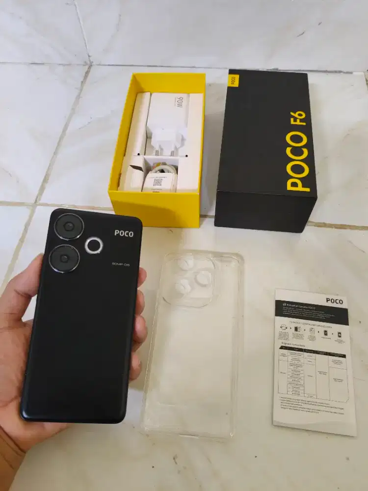 Poco f6 8/256 garansi resmi