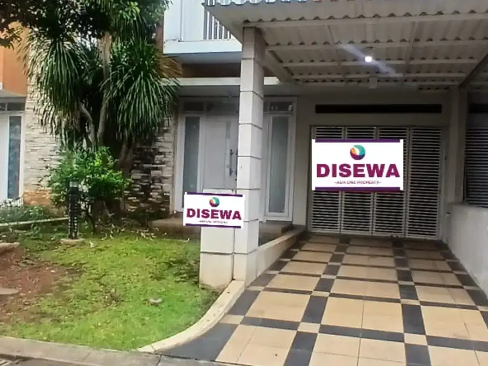 DISEWAKAN RUMAH 2 LANTAI DALAM CLUSTER SUMMARECON BEKASI