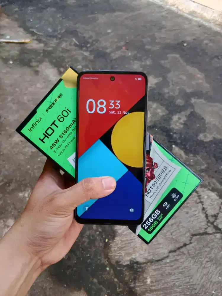 INFINIX HOT 60I RAM 8+8/256GB + NFC (FULLLSET)