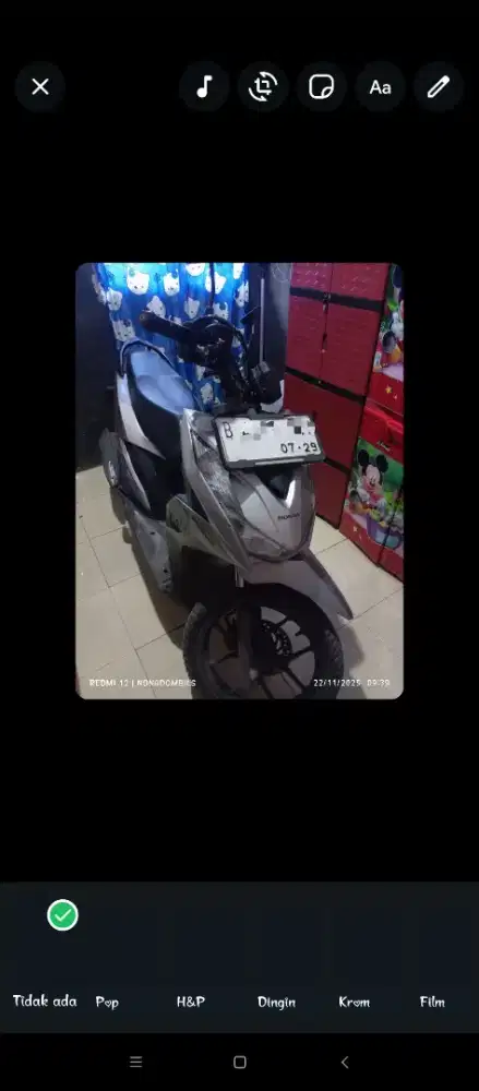 Jual BU motor Beat stret tahun 2024