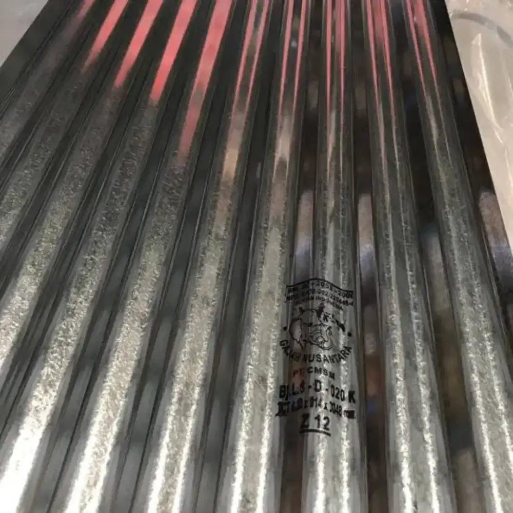 Seng gelombang galvanis