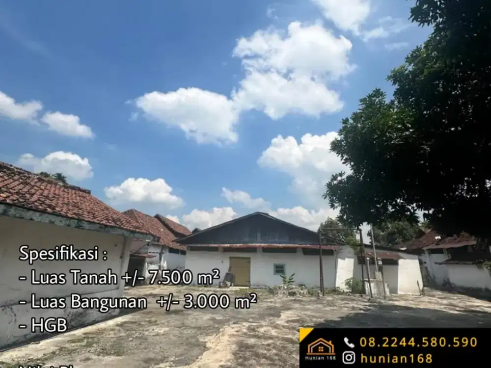 Gudang Bekas Pabrik Tanah Industri Raya Propinsi Provinsi Jombang Kabuh Ploso Perak Kediri