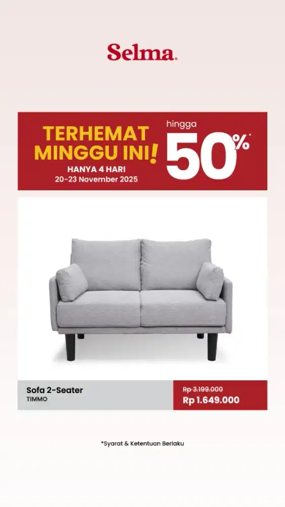 SOFA 2 SEATER GREY