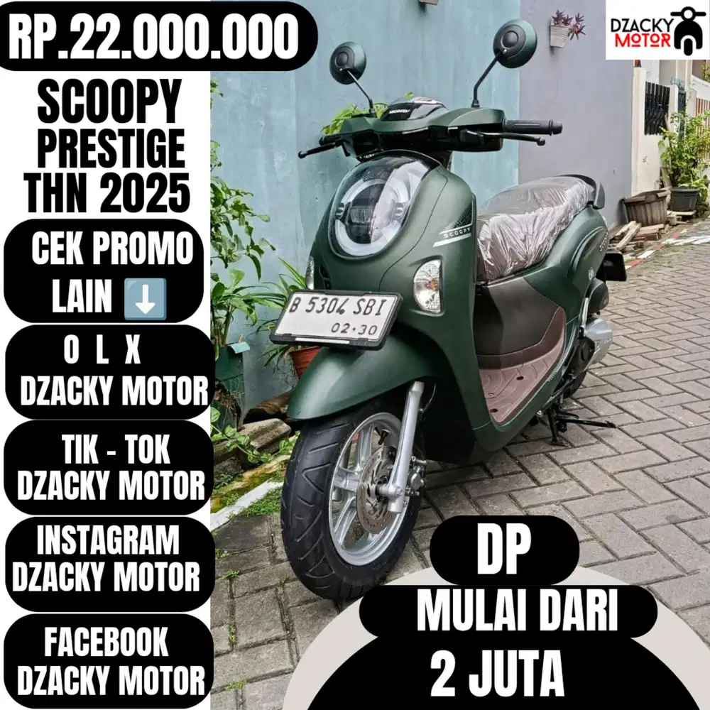 SCOOPY PRESTIGE 2025 SECOND LIKE NEW
