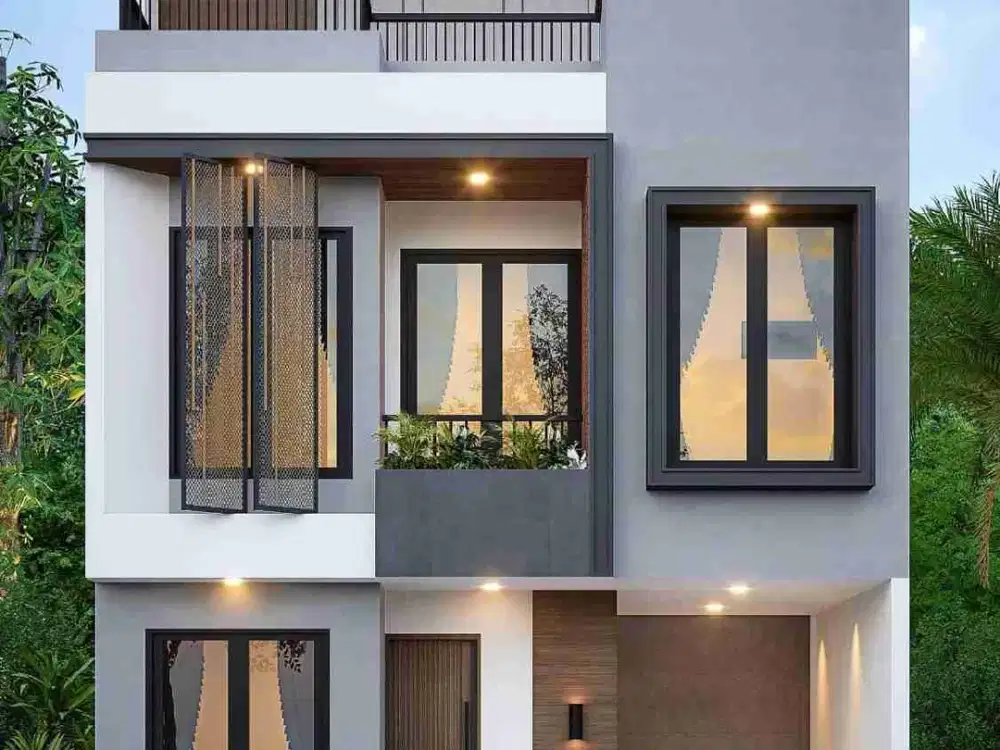 Rumah Baru 3 Lantai Siap Huni Dilengkapi Rooftop Akses Dekat Stasiun Di Moh Kahfi 2 Jagakarsa