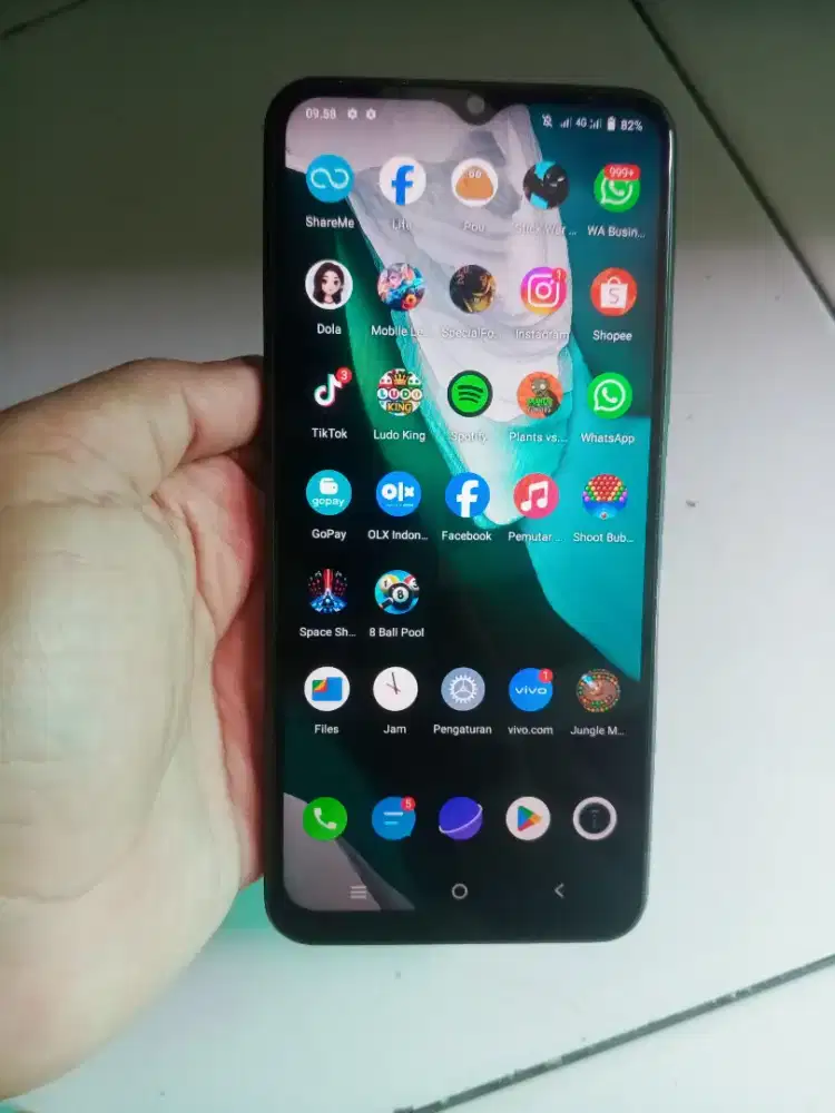 Vivo Y21S ram 6/128 GB normal batre awet hp charger tipe c siap pakai